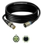 TK333, Audio Cable, Mono, XLR 3-Pin Plug - XLR 3-Pin Socket, 3m