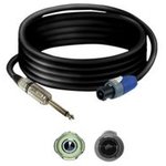 TK403, Audio Cable, Mono, 6.35 mm Jack Plug - Speakon, 3m