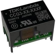 CCG3-48-15DF, Isolated DC/DC Converters - Through Hole Input 24/48VDC, Output +/-15V 0.1A, 3W TH