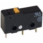 SS5D, Микропереключатель кнопочный ON-(ON), до 5 А монтаж в отверстие