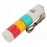 STG40ML-3-24-RAG, Сигнализатор: сигнальная колонна, LED, красный/янтарный/зеленый