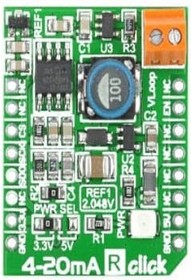 MIKROE-1387, Daughter Cards & OEM Boards 4-20mA R click
