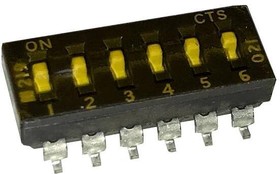219-6MST, DIP Switches / SIP Switches SPST 6 switch sections