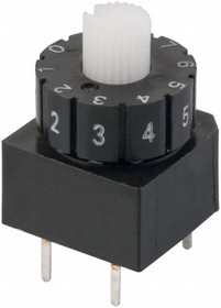 Фото 1/2 A6A-10RW, DIP Switches / SIP Switches BCD ROTARY THMB WHL