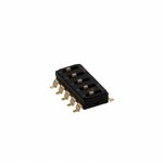 EDS05SGNNTR04Q, DIP Switches / SIP Switches END STACK DIP 5P G RAISED T&R