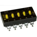219-5MST, DIP Switches / SIP Switches SPST 5 switch sections