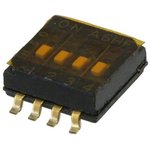 A6HF-4102, Переключатель: DIP-SWITCH; OFF-ON; 0,025A/24ВDC; Пол: 2; -30-85°C