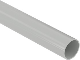 Фото 1/10 63925, Труба ПВХ жёсткая гладкая, лёгкая DKC 63925 3м, цвет серый, д.25мм (3м.) Цена за метр (кратно 3)