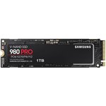 SSD накопитель Samsung 980 PRO MZ-V8P1T0B/AM 1ТБ, M.2 2280, PCIe 4.0 x4, NVMe, M.2