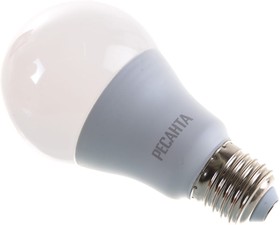 Фото 1/4 Лампа светодиодная LL-R-A65-15W-230-4K-E27 (груша, 15Вт, нейтр., Е27) Ресанта, , шт
