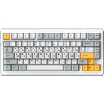 Клавиатура механическая проводная Dareu A81 White-Yellow (белый/серый/желтый) ...