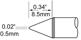 Наконечник (1х13 мм; конус) для PS900 SCV-CNL10