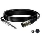 TK075, Audio Cable, Stereo, 6.35 mm Jack Plug - XLR 3-Pin Plug, 1.5m