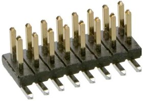 M50-3600842, Pin Header, прямой, Board-to-Board, 1.27 мм, 2 ряд(-ов), 16 контакт(-ов), Поверхностный Монтаж