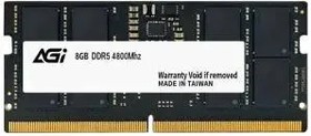 Оперативная память AGI AGI480008SD238 DDR5 - 1x 8ГБ 4800МГц, для ноутбуков (SO-DIMM), Ret