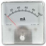 Головка измерительная Амперметр, размер 45x45 мм, 20мА, марка SD38, точность 2.0
