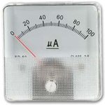 Головка измерительная Амперметр, размер 51x51 мм, 100мкА, марка SD45, точность 2.0