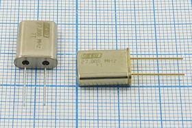 Кварц 27МГц в корпусе HC49U на расширенный диапазон -40~+85С, 3-ья гармоника, без нагрузки, 27000 \HC49U\S\ 20\ 40/-40~70C\РК374МД-7ВТ\3Г