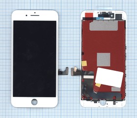 Дисплей (экран) в сборе с тачскрином для iPhone 7 Plus (Foxconn) белый