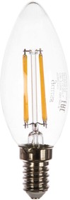 Фото 1/10 Лампа LED Filament Свеча E14 11W 720lm 2700К 103801111