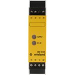 R1.188.3740.0, Single-Channel Safety Relay, 24V ac/dc, 2 Safety Contacts