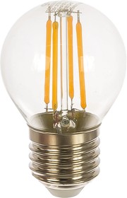 Фото 1/10 Лампа LED Filament Globe E27 5W 2700K SQ105802105