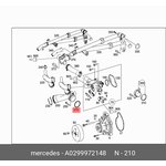 Кольцо уплотнительное MERCEDES-BENZ A0299972148