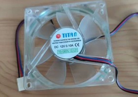 Фото 1/2 Вентилятор Titan TFD-8025H12C DC 12V 0.16A 3pin 80x25