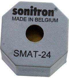 Фото 1/2 SMAT-24-P17.5, пьезоизлучатель без генератора 24 мм