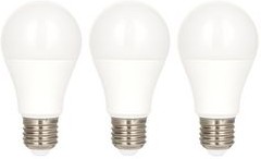 145217, LED Bulb 8.5W, 240V, 2700K, 806lm, E27, 110mm, Pack of 3 pieces