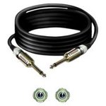 TK133, Audio Cable, Metal, Mono, 6.35 mm Jack Plug - 6.35 mm Jack Plug, 3m