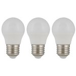 145218, LED Bulb 5.5W, 240V, 2700K, 470lm, E27, 80mm, Pack of 3 pieces