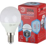 Лампочка светодиодная ЭРА RED LINE ECO LED P45-6W-840-E14 Е14 / E14 6Вт шар ...