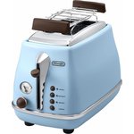 Тостер DeLonghi CTOV 2103.AZ, 900 Вт, на 2 тоста, разморозка, обжаривание ...