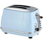 Тостер DeLonghi CTOV 2103.AZ, 900 Вт, на 2 тоста, разморозка, обжаривание ...