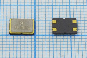 кварцевый резонатор 24МГц в корпусе SMD 7x5мм 24000 \SMD07050C4\12\ 10\ 30/-40~85C\SMD0705(4P)\1