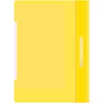 Папка-скоросшиватель Бюрократ Economy -PSE20YEL A4 прозрач.верх.лист пластик желтый
