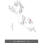 4M0199371FF, опора двигателя прав AUDI 3.0