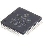 ENC624J600-I/PT, ENC624J600-I/PT, Ethernet Controller, 10Mbps MII, MIIM ...