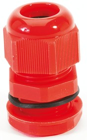 NGM32-RED, NGM Series Red Nylon Cable Gland, M32 Thread, 18mm Min, 25mm Max, IP68