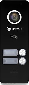 Фото 1/2 Вызывная панель Optimus DSH-1080/2 (черный)