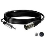 TK055, Audio Cable, Stereo, 3.5 mm Jack Plug - XLR 3-Pin Plug, 1.5m