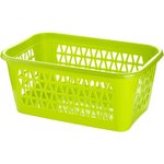 Корзина хозяйственная, 58x38x25 см, 40 л, пластик, цвет в асс-те 3341