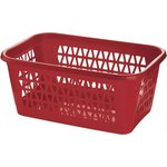 Корзина хозяйственная, 58x38x25 см, 40 л, пластик, цвет в асс-те 3341