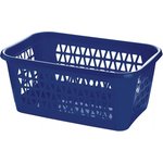 Корзина хозяйственная, 58x38x25 см, 40 л, пластик, цвет в асс-те 3341