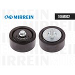 106M002, Ролик промежуточный гладкий, дв. ЯМЗ-534, 536 \ЛИАЗ/ПАЗ