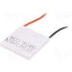 ATS-TEC30-33-020, Модуль: элемент Пельтье; 15,4В; 4А; 30x30x3,3мм; 35,6Вт; 20AWG