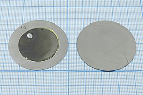 Пьезоэлектрическая диафрагма с покрытием монелью диаметром 38мм и толщиной 0.4мм; пб 38x0,4\\D\ 5\2C\\2DOT