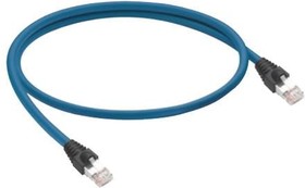 Фото 1/2 0985 YM57530 500/2M, Ethernet Cables / Networking Cables EtherNet/IP, double-ended cord set, RJ45 male to RJ45 male, 4-pin, 24 AWG TPE cable
