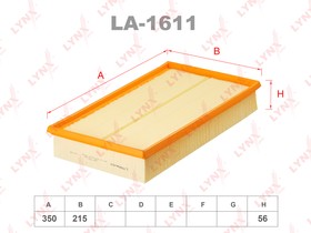 Фото 1/4 LA-1611, LA-1611 Фильтр воздушный LYNXauto